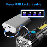 Imported Rechargeable Flashlight,Super Bright LED Flashlight